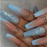 21 Must-Try Winter Ice Blue Nail Ideas
