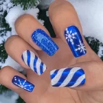 21 Trendsetting Blue Winter Nail Ideas & Tips